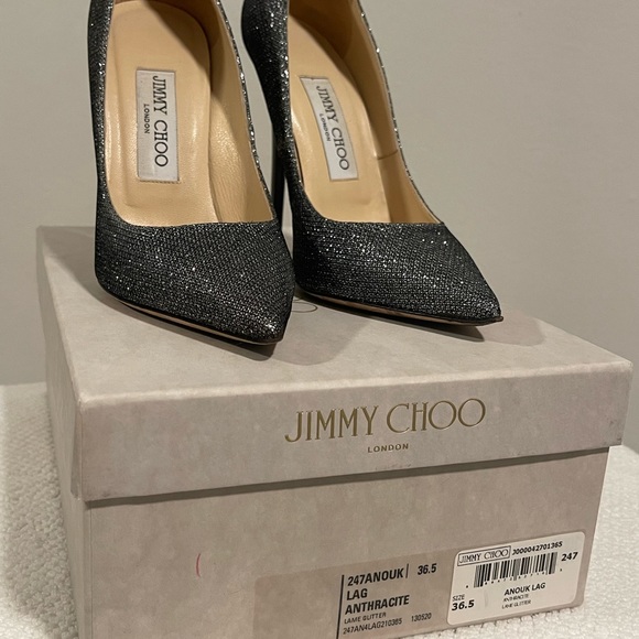 Jimmy Choo Heels - Anouk - Size 36.5 - Glitter - Picture 2 of 6